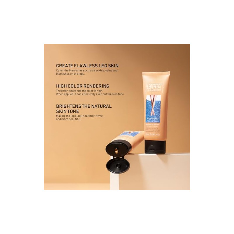 Maquillaje Piernas Cuerpo Base Perfeccionar Piel Corrector Arañas Vasculares