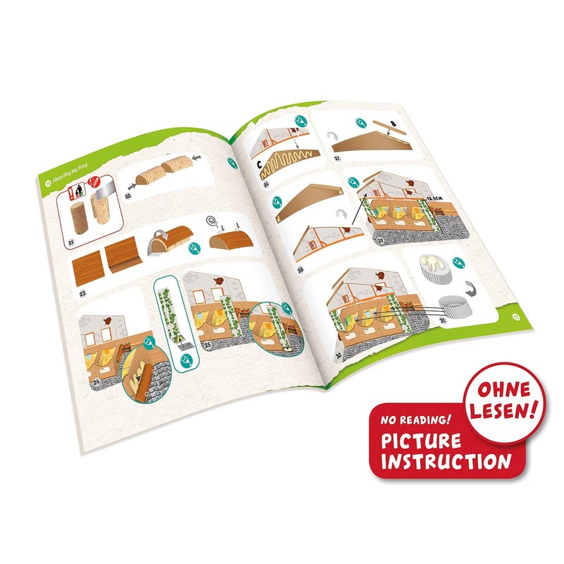 LENA 42836 Eco Upcycling My Pony Craft Set for Using