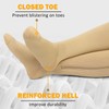 CASMON 2 Pairs Zipper Compression Socks for Women & Men,15-20