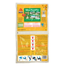 Sika Postfix Fence Post Mix, Mix-in-The-Bag Expanding Foam for Supporting Non-Structural Posts, Fence, Mailbox, and Sign Posts