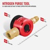 RX WELD Nitrogen Purge Tool, Hvac Nitrogen Regulator Durable Brass,