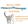 BoomBone 2 Pack Thanksgiving Cat Collar,Safety Puppy Collars Breakaway with