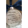 In Memory Memorial Ornament Because Someone We Love is in