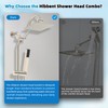 Hibbent cUPC Certified High Pressure 10'' Rainfall Shower Head, Showerhead
