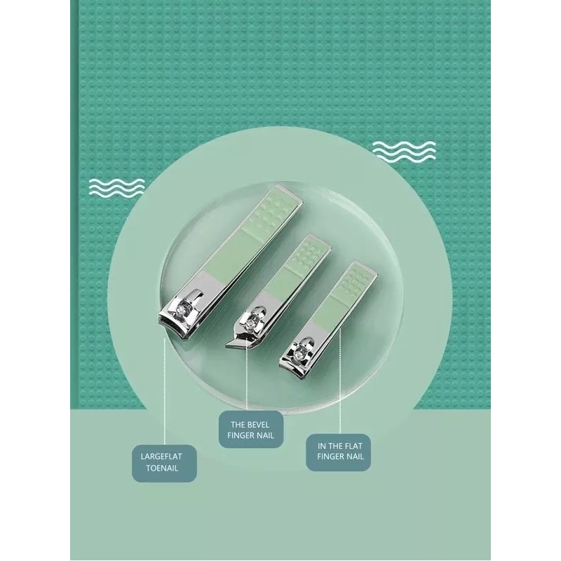 SH106 Manicura Y Pedicura Acero Inox 12pcs Portátil Set Manicura