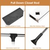 Pull Down Closet Rod,Pull Down Closet Rods for Hanging Clothes,