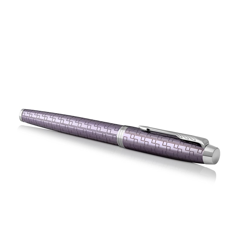 Parker IM Fountain Pen, Premium Dark Violet, Medium Nib with
