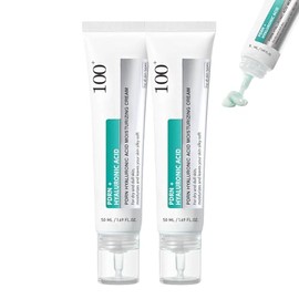 Hyaluronic Acid 100 Moisturizing Cream, Lightweight Hydrating Facial Cream for Glass Skin Glow, Non-Greasy Daily Moisturizer for Dry Sensitive...     