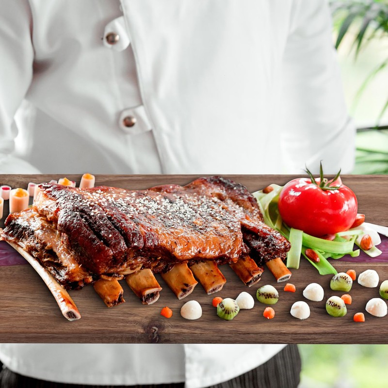maudibozz Resin Cutting Board, Handmade Cutting Board suitable for Steak,