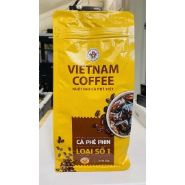 Vinacafe [ Vinacafe] VIETNAM COFFEE Ngôi Sao 500g/1 pack, Cafe Phin Số 1