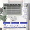 i frmmy Waterproof Insulated Indoor Air Conditioner Cover for Inside