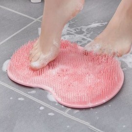 Safety Foot Brush Foot Washing Mat Exfoliation Pink Color / 세이프티 풋브러쉬 발세척매트 각질제거 핑크컬러