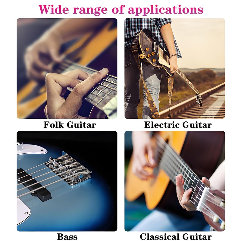safycaby 1PCS Guitar Strings Cleaner Eraser Dual Head String Derusting