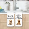 OINDADE Goldendoodle Gifts Dog Kitchen Towels Set of 2, Gifts