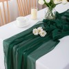 Chuqing Chiffon Table Runner, 70 x 300 cm, Washable, Table