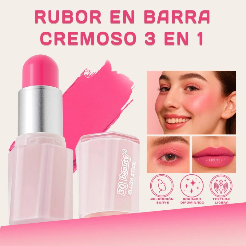 Rubor En Barra / Blush Stick Con Acabado Radiante 3q