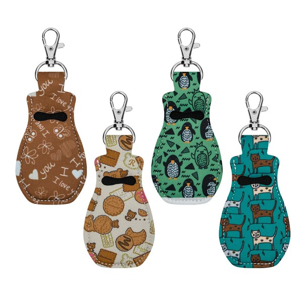 CM Clip-on Chapstick Sleeve Lip Balm Holder Neoprene Lipstick Holder