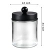 3 Pack Apothecary Jar Canisters Bathroom Vanity Organizer - Qtip