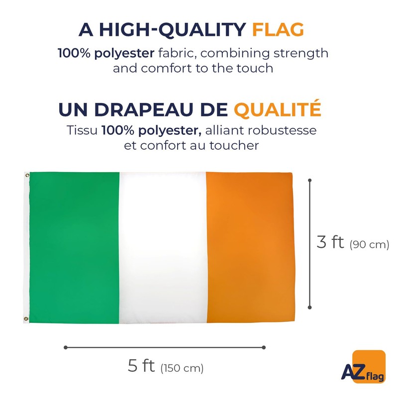 Ireland Flag 3' x 5' - Irish Flags 90 x