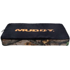 MUDDY Standard Seat Cushion - 18" x 10" Durable Lightweight Portable All-Day Comfort Hunting Outdoor Cushioned Tree Stand Seat with Silent Ties, Fits Most Treestands