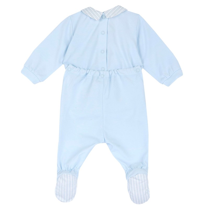 Chicco, Lightweight and soft cotton romper for newborns with practical