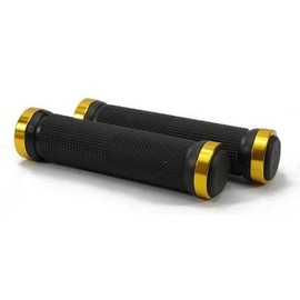LUPO BMX Handlebar Grips - Double Lock On Locking – Fits MTB Bicycle Mountain Bike Stunt Scooter