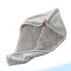TOVINANNA 2pcs Microfiber Hair Drying Cap Checkerboard Towel for Women