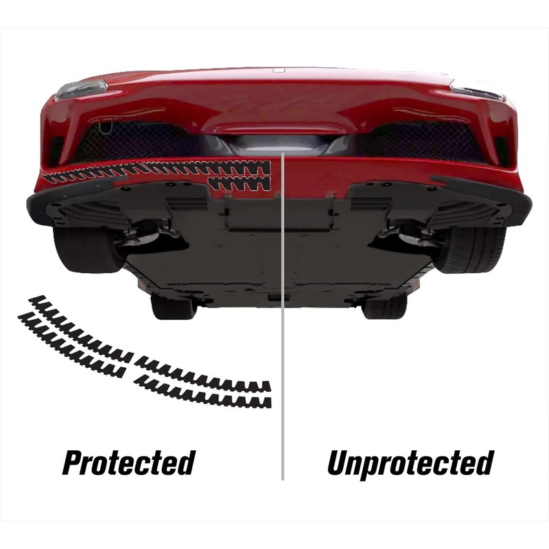Performance Detail Scrape Protector 8 Pack Front Bumper Scrape Guard