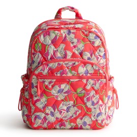 Vera Bradley Featherweight Large Bancroft Backpack, Swirling Poppies
