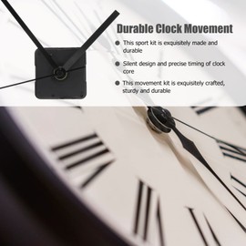 DOITOOL Clock Movement Silent Clock Accessories for DIY, Clock Movement DIY Clock Repair Kit Movements Mechanism Parts for Crafts/DIY Design, L 56 x W 56 x H 16 mm