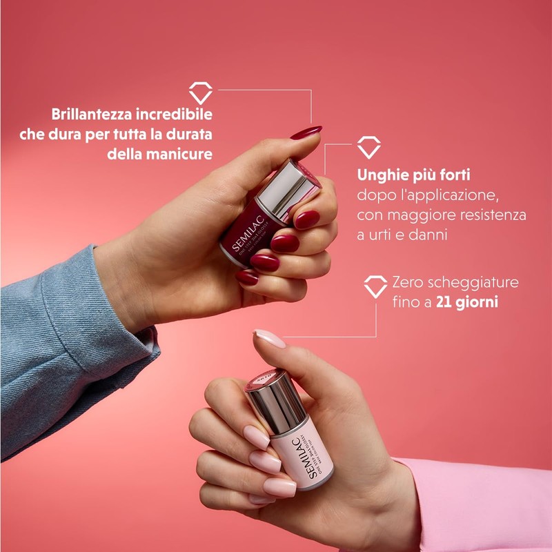 Semilac Smalto UV 3 in 1 One Step Glossy S450