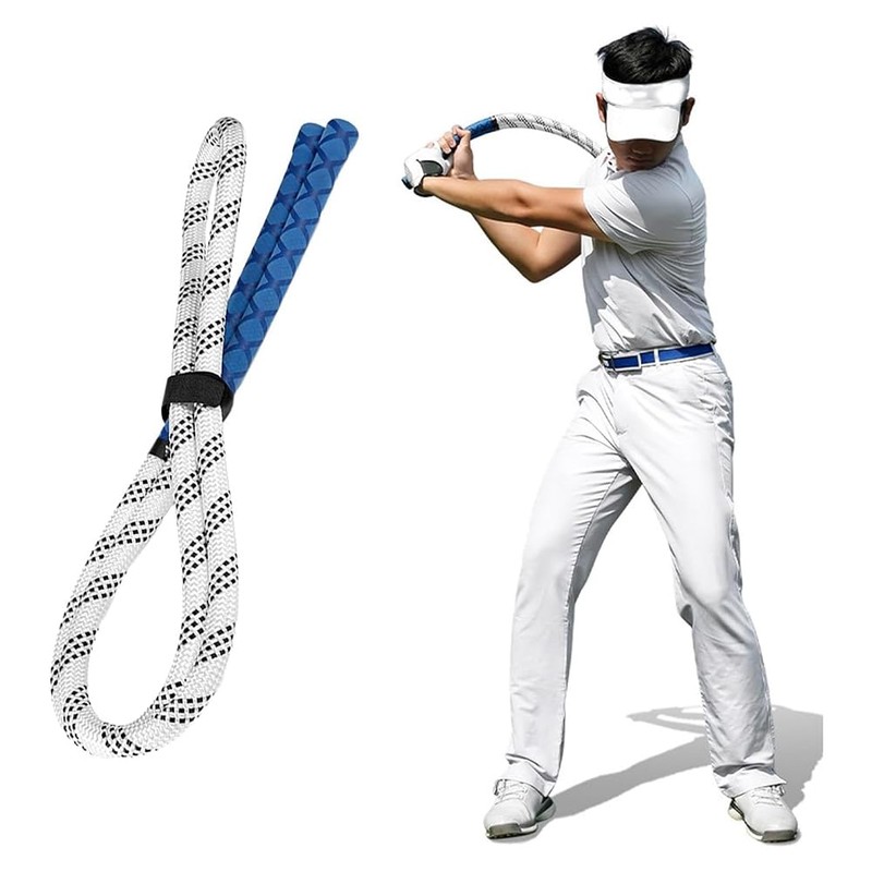 Tskcvy Blue Golf Power Rope Swing Fitness Rope Improves Swing