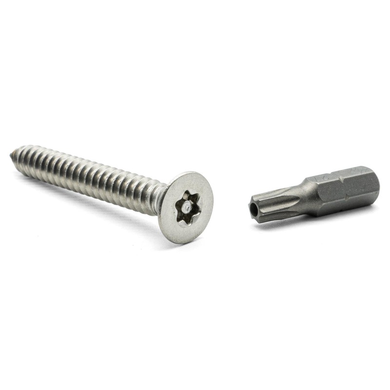 Hippo Hardware No.6 (3.5mm X 25mm) Countersunk Security Wood Screws