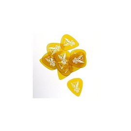 Plectrum Ultem Gold, Rounded Triangle 1,07 mm, transparent gold, 12 pcs.