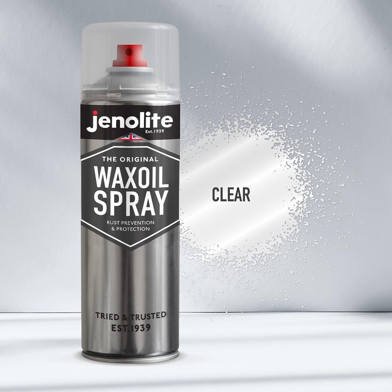 JENOLITE Waxoil Rust Prevention Aerosol, Car/Bike/Motorcycle Corrosion Protection Spray 500ml