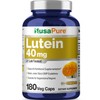 Lutein 180 Cápsulas Vegetales Omg Gluten Suplemento Apoyo Ojos Secos