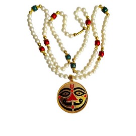 Bajrangbali Mala, Hanuman Ji Mala, Salasar Balaji Maharaj Mala,God Pooja Item, Mala Protect from Evils & Buri Nazar, Nazar Dhaga (Pack of 1) Golden Colour