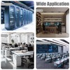 6U Open Frame Server Rack with Wheels Free Standing Network