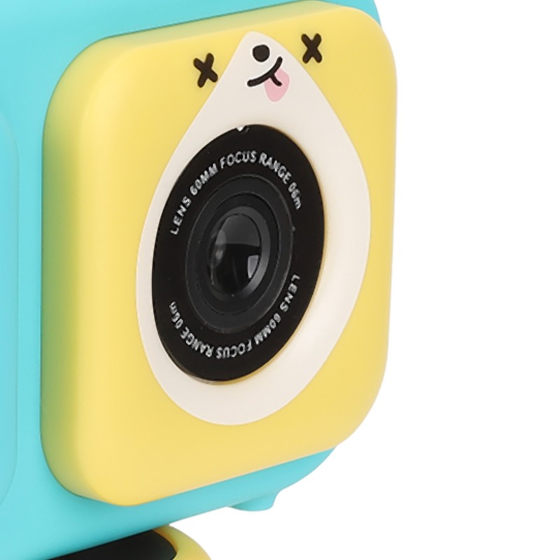 Kids Camera Blue 48MP Dual Lens 2.4inch IPS Screen 600mAh