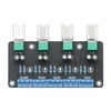Passive Audio Signal Splitter 1 in 4 Out Volume Knob