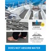 OCEANBROAD Self-Adhesive 96''x23.5'' Boat Flooring Non-Slip Diamond Pattern EVA Foam