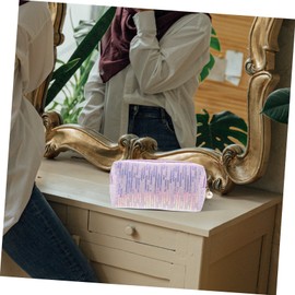 LIFKOME Large Capacity Sequin Makeup Bag for Women Stylish Travel Cosmetic Organizer Versatile Toiletry Pouch for Daily Use Convenient Portable for Business and Travel