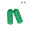 sourcing map 50pcs Rubber End Caps 5mm ID Vinyl Cap