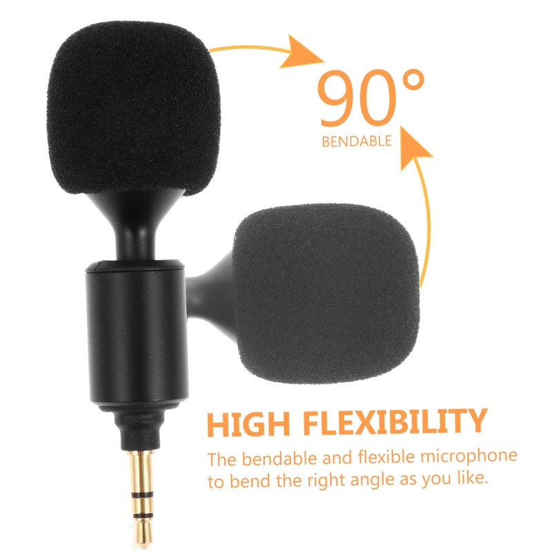 LALAFINA Live Streaming Microphone 3.5mm Connector for Laptop Phone Tablet