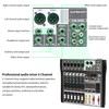 CT6-799 dj mixer Professional audio mixer 6 Channel with MP3