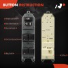 A-Premium Master Power Window Switch Compatible with Toyota Camry 2007-2017,
