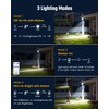 ONLYWIN Solar Lights Outdoor Bright Solar Dusk to Dawn Light