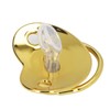 Premium Gold Letter Infant Pacifier - Portable & Stylish Silicone