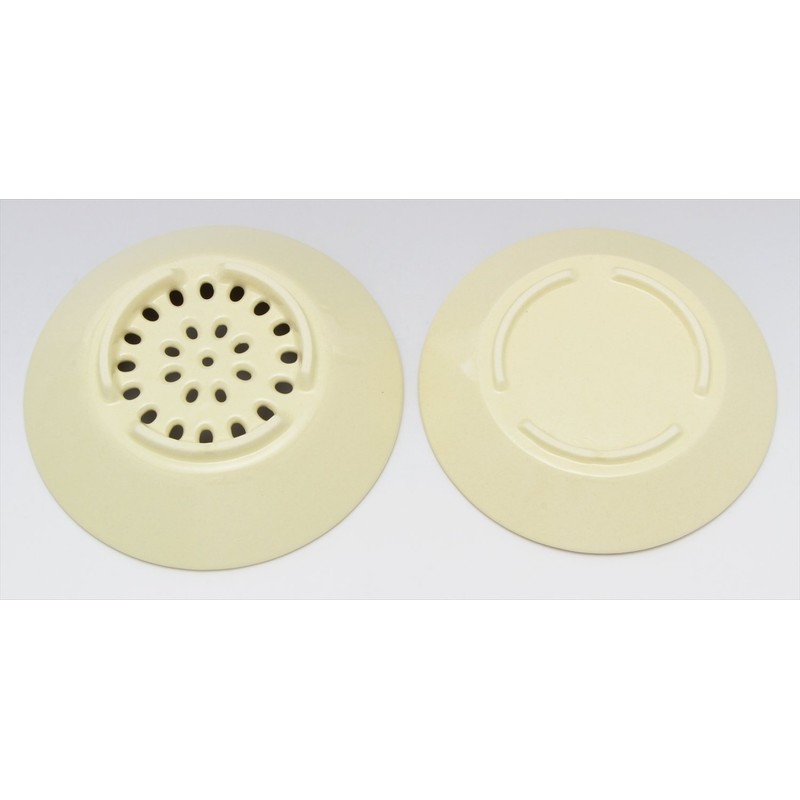 Kiln SOUSEN Medium Plate, White, 5.9 inches (15 cm), Setoyaki,