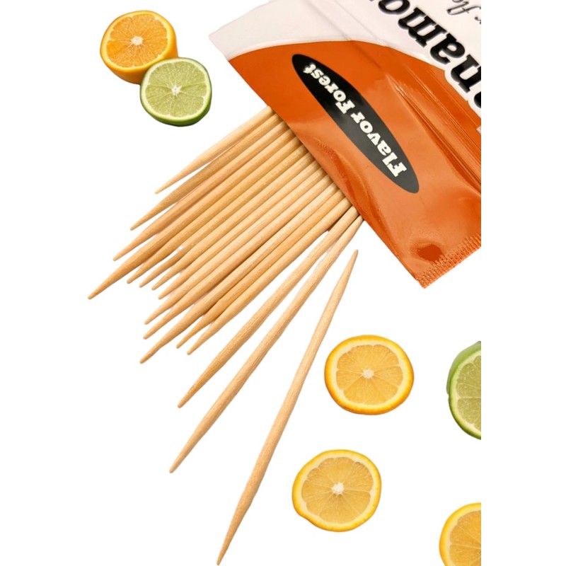Spicy Citrus Flavored Cinnamon Toothpicks - 100ct